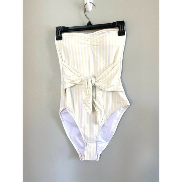 NWT WeWoreWhat Capri One Piece Striped Swim - Picture 10 of 10